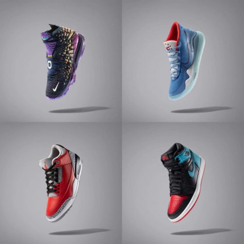 All-Star Weekend Featured Sneakers:
(left to right) Lebron 17, KD 12, Jordan 3, Jordan 1.