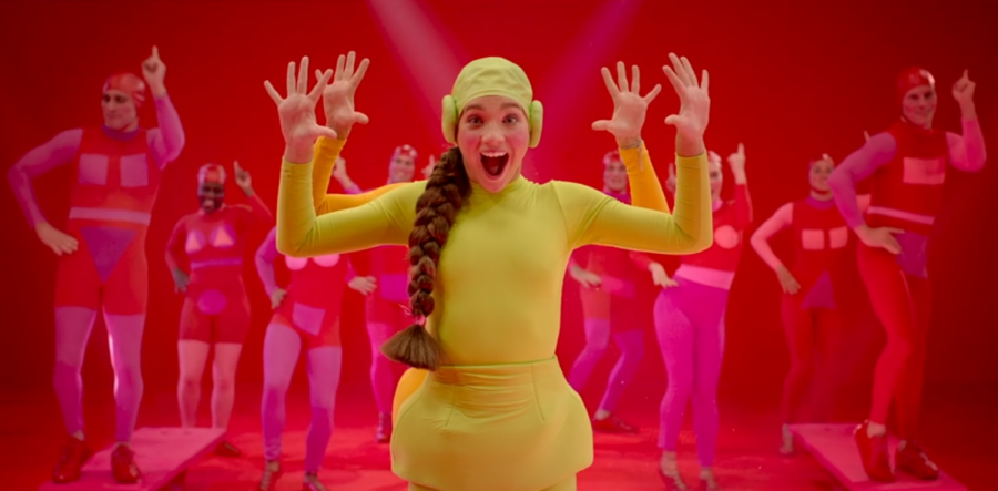 Maddie Ziegler as Music in a scene described as being overstimulating to sensitive groups.