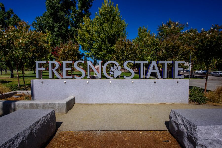 Fresno State welcome sign, FSU is currently COS feeder school for ADT program that is currently used.