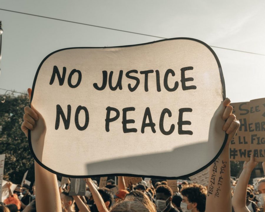 Protestors in Charlotte, North Carolina