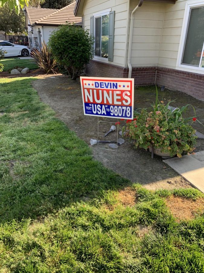 Nunes yard sign