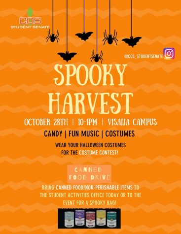 Spooky Harvest and Canned Food Drive on 28th