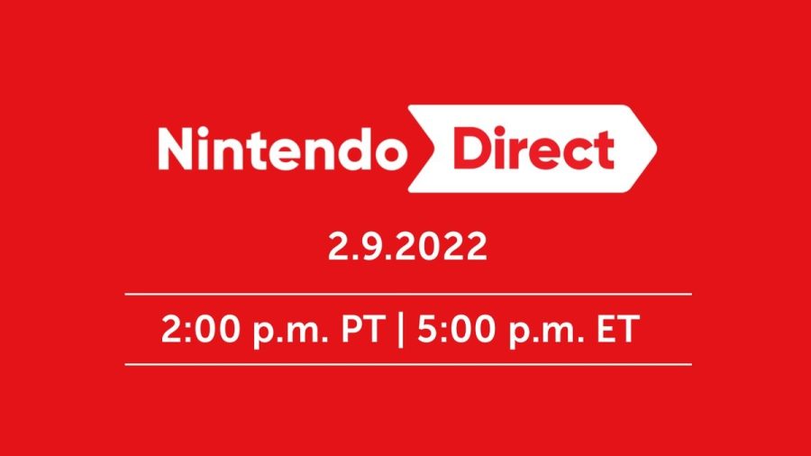 Photo of the Nintendo Direct announcement
