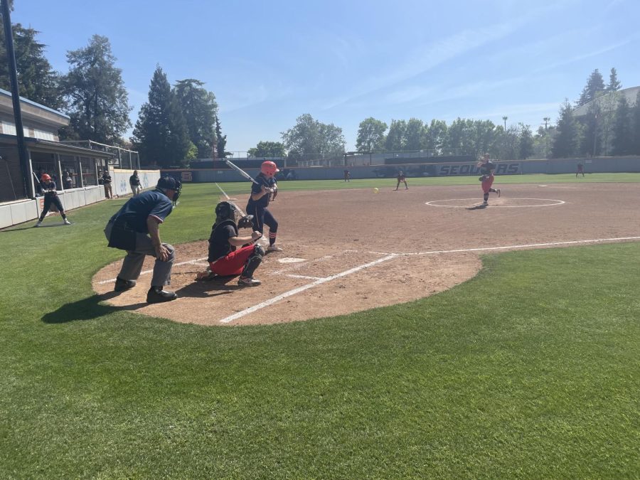 COS Softball Loses in One-Sided Game at Home