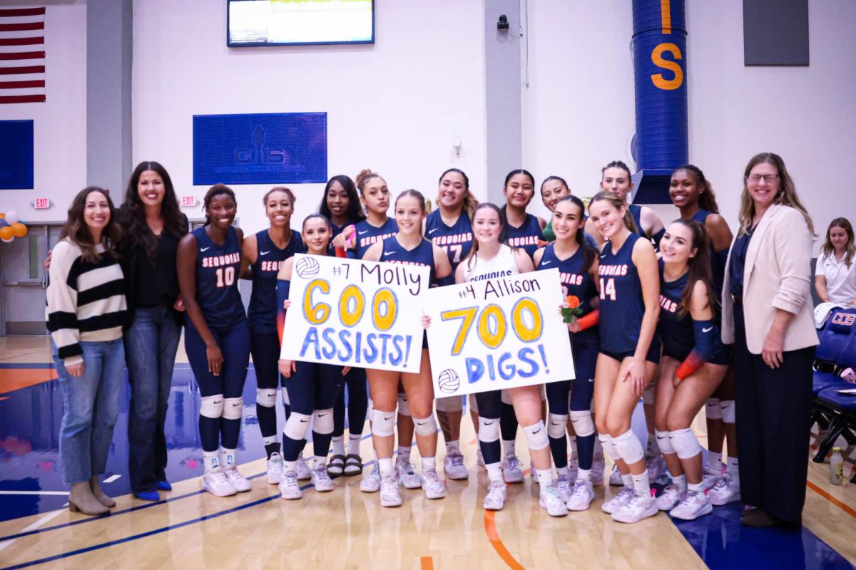 Volleyball Defeats Lemoore in Three Sets for Sophomore Night